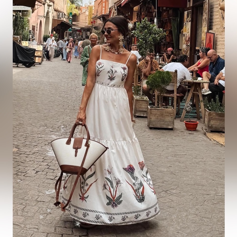 Commense Boho Chic Floral Printed Maxi Dress